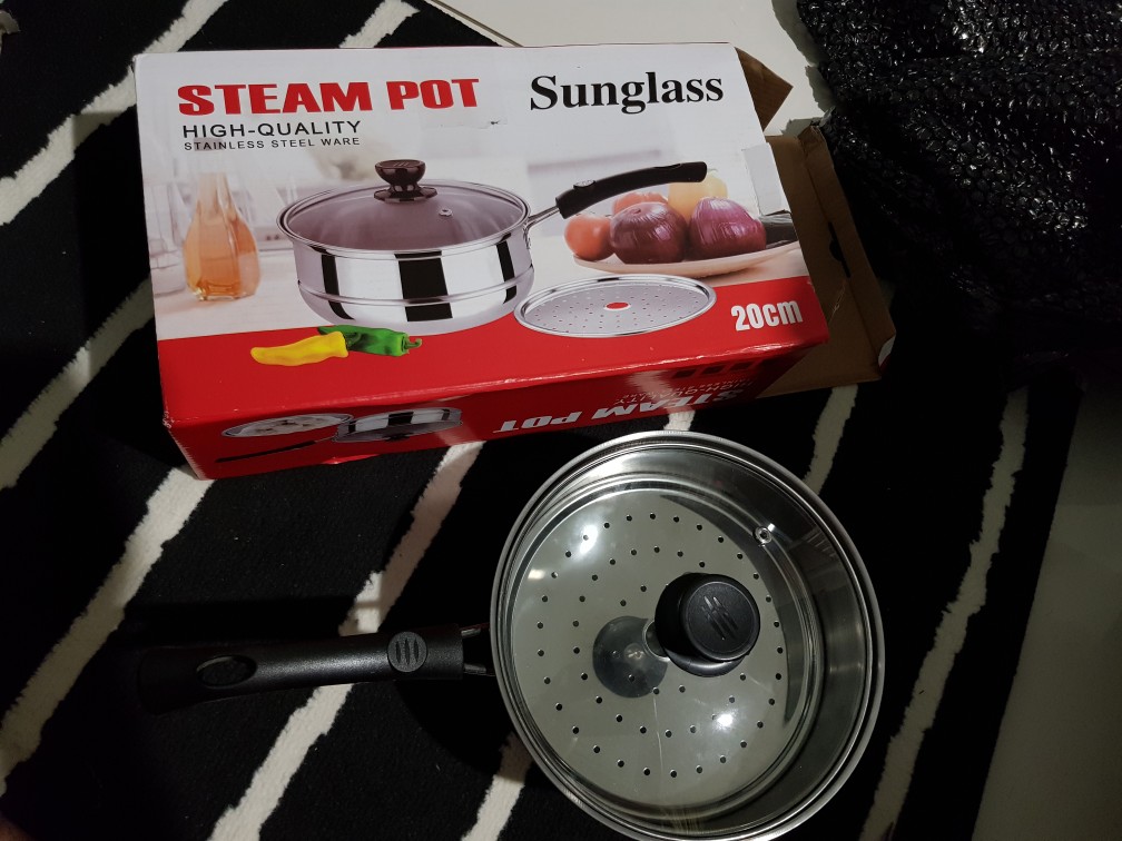 Toko Steam Pot / Panci Kukus Gagang Mini / Panci Susu / Milk Pot 20 Cm
