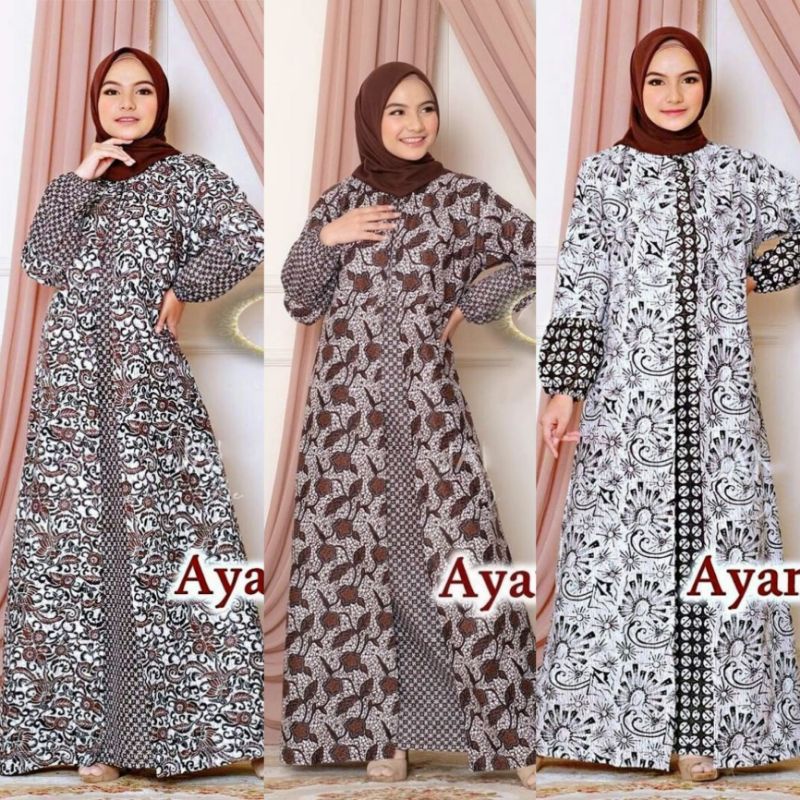 BAJU GAMIS BATIK|BATIK|GAMIS BATIK MOTIF TERBARU