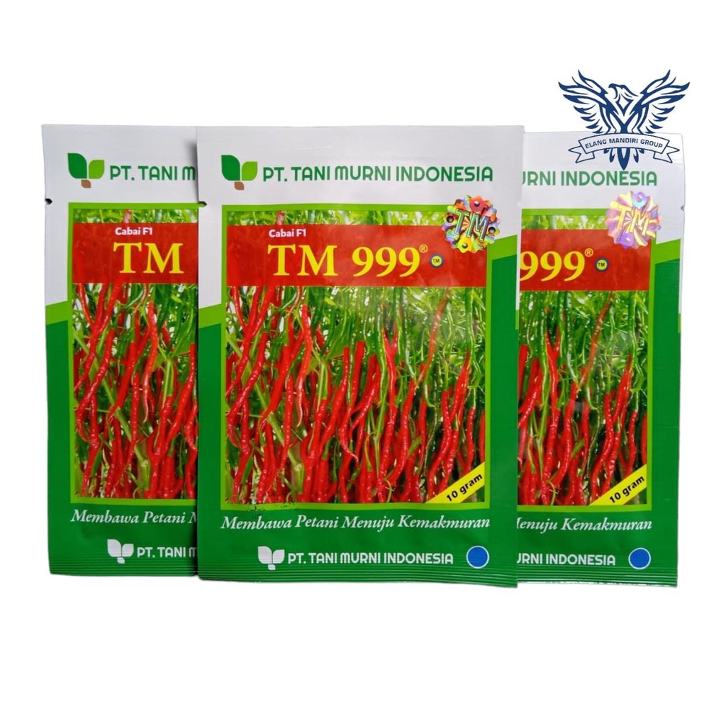 Benih bibit CABAI MERAH KERITING TM 999 10 gr Tani murni 100% Original