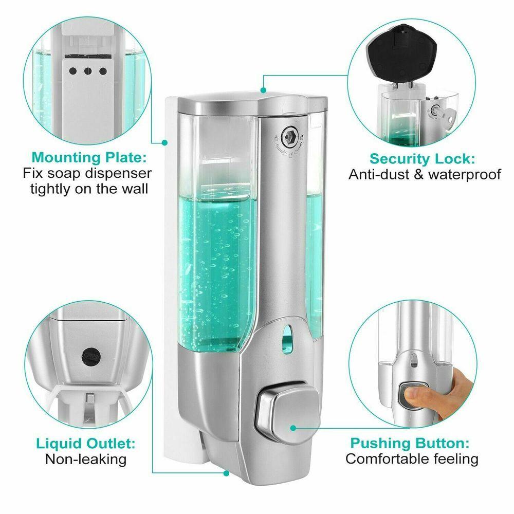 Populer Dispenser Sabun 350ml Manual Pembersih Rumah Tangga Hand Sanitizer Perlengkapan Kamar Mandi Home &amp; Living