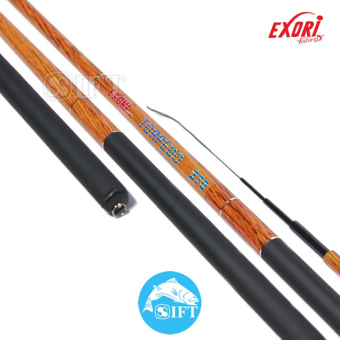 Joran EXORI TORPEDO 240 ~ 450 CM Tegek Telescopic Pole Nila IFT STORE
