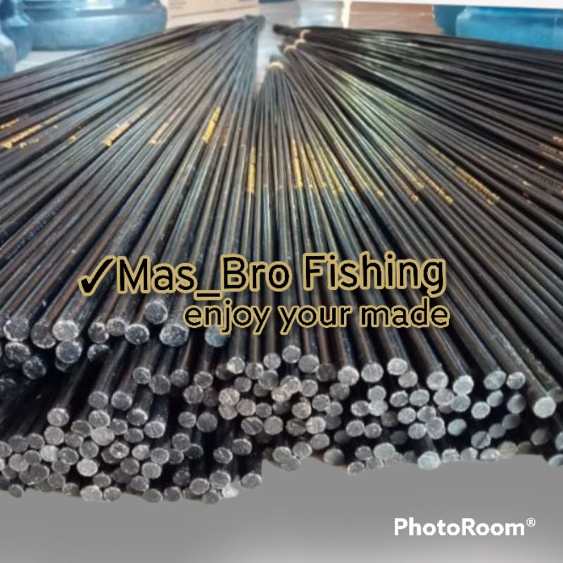 (GRATIS PACKING PIPA) BAHAN CUSTOM JORAN FIBER SOLID 50 - 200 CM / STIK BLANK FIBER PADAT BERKUALITA