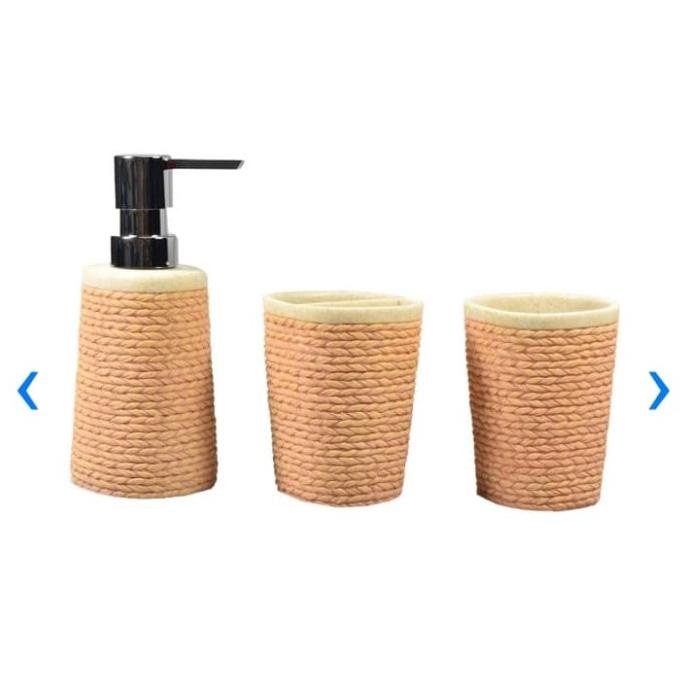 /////] Peralatan sabun/Set Perlengkapan Kamar Mandi Polyresin Kris