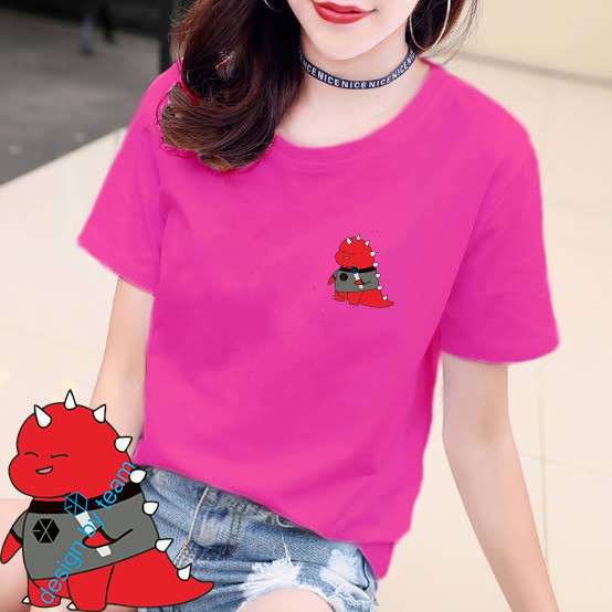 YOURSTYLE1119 - KAOS DINO KARAKTER BAJU KAOS WANITA DISTRO UNISEX OVERSIZE PRIA JUMBO CASUAL KEKINIAN