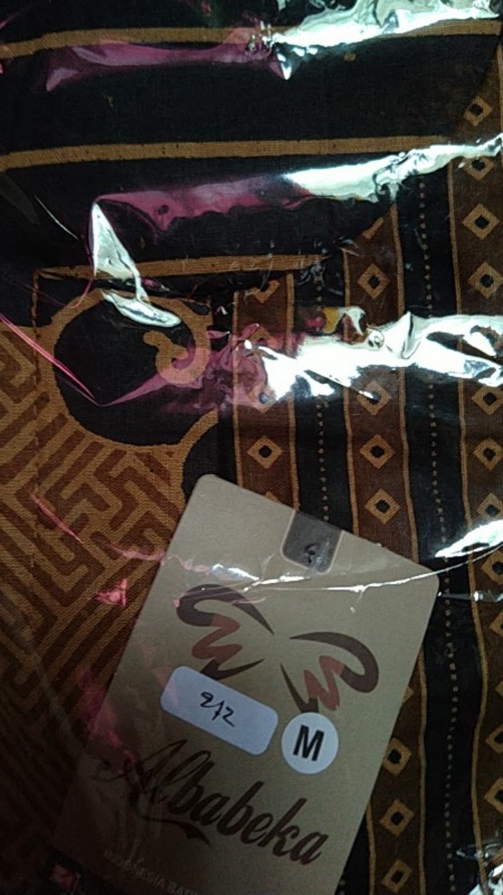 M-l-xl-xxl Batik Wanita Asj Sa Hrb026 Kenongo Kemeja Tosca Pendek