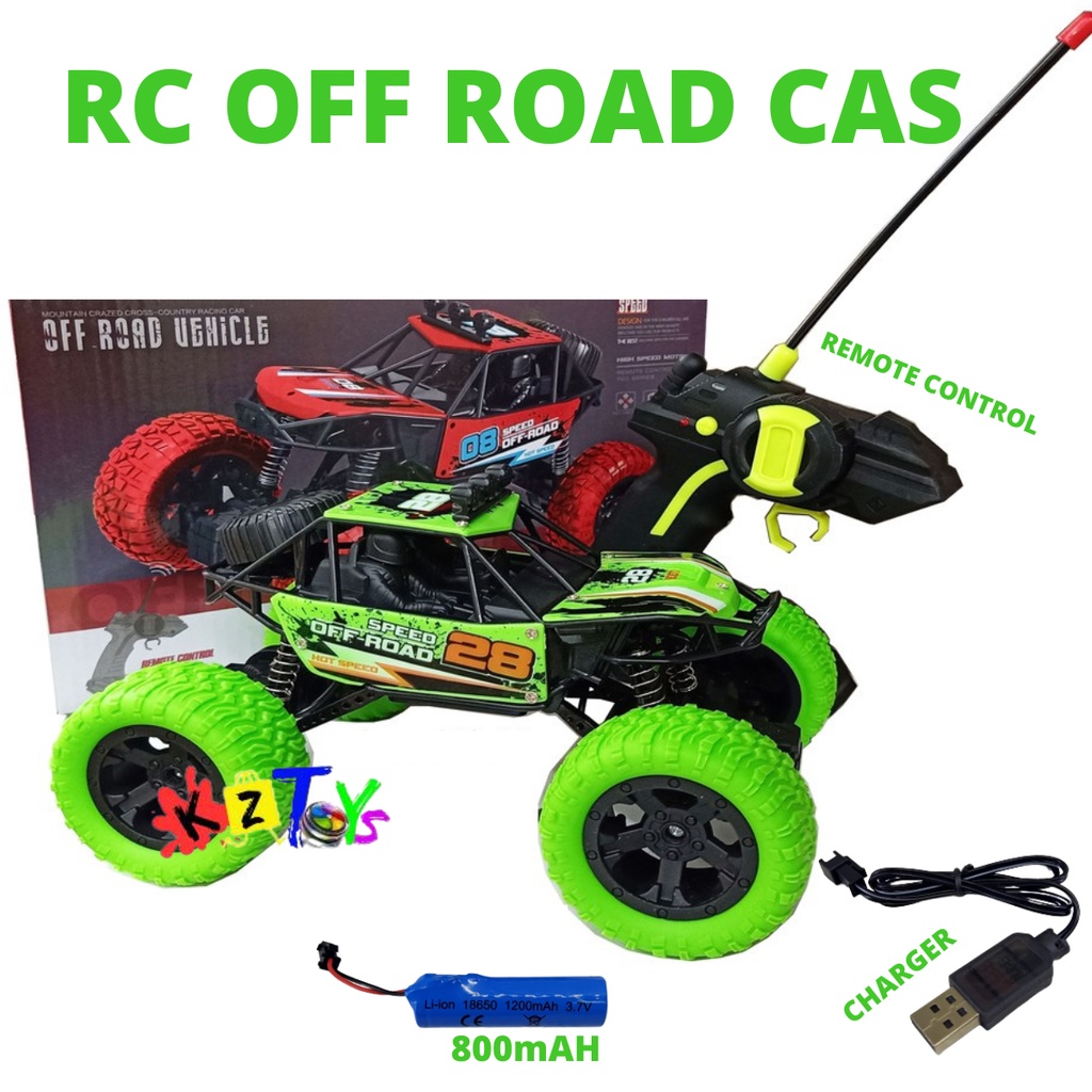 MAINAN RC OFF ROAD VEHICLE ROCK CRAWLER MOBIL METAL BODY CLIMBING CAR