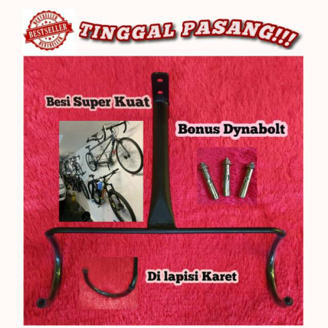 Gantungan Sepeda Dinding / Bracket Sepeda / Bike Wall Hook Hanger