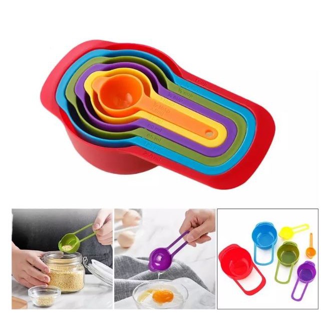 Sendok Takar Serbaguna 6 In 1 Measuring spoons Cup Sendok Takar