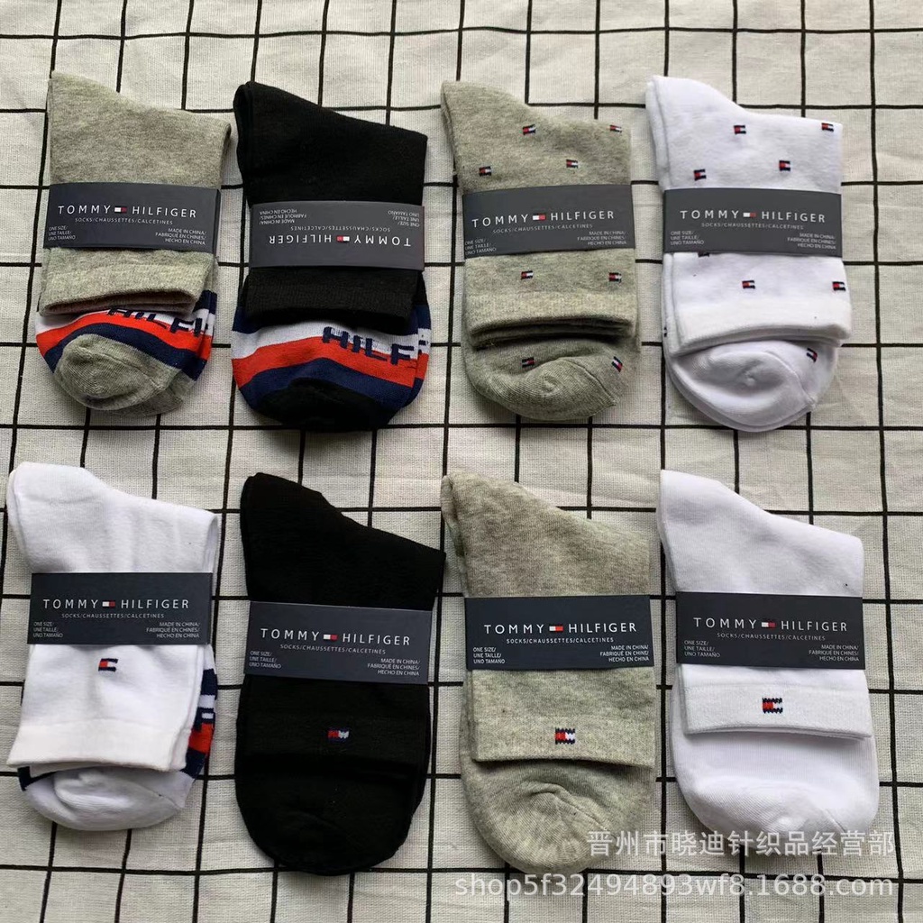 Kaos kaki Ankle/betis /invis TOMMY HILFIGER FLAG TRAINER SOCKS Unisex