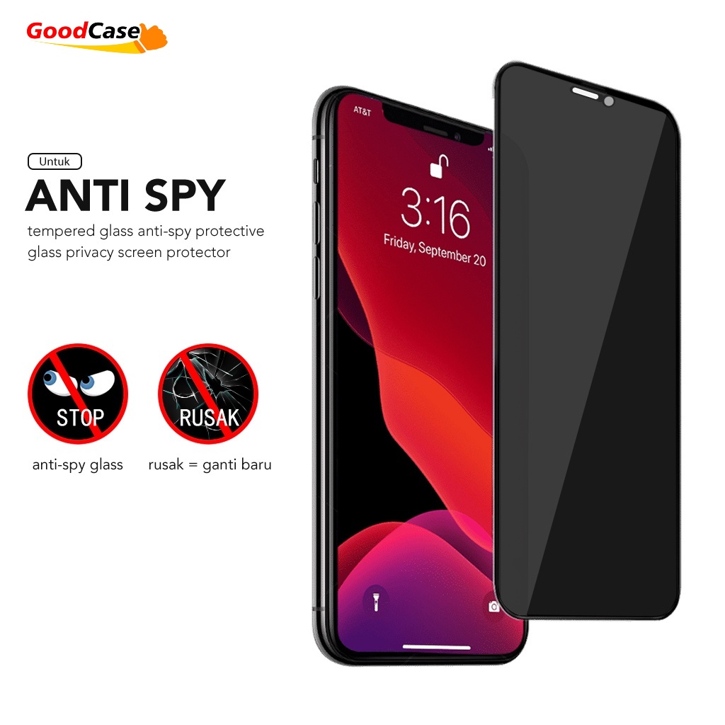 Tempered Glass Full Anti SPY IPH X/XS | 11/PRO/PROMAX | 12/MINI/PRO/PROMAX | 13/MINI/PRO/PROMAX