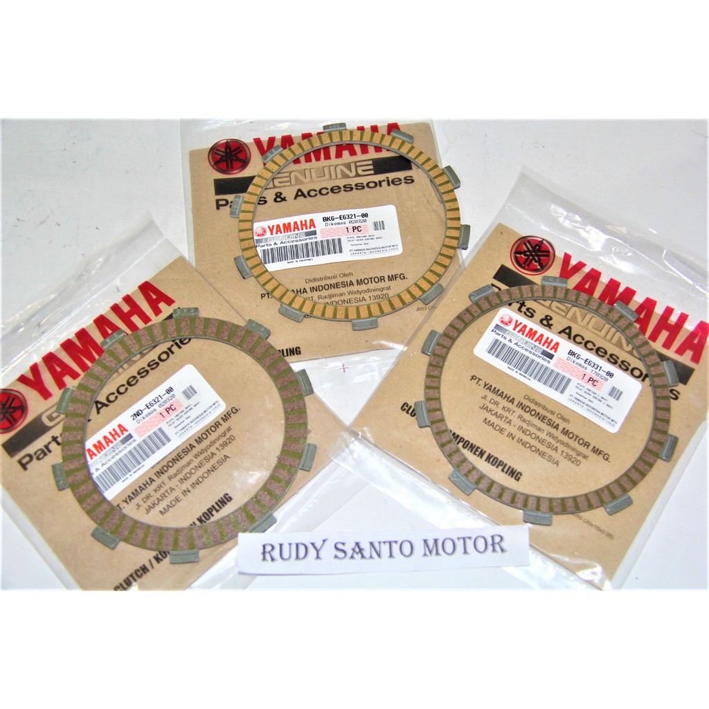 Plate plat kampas kopling friction Yamaha Vixion R Led R15 Led v3 Original Yamaha BK6-E6331-00 & BK6