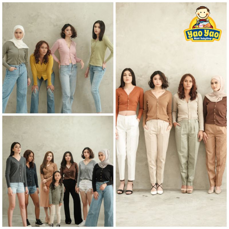 Polaidn Cardigan Dewasa Mirip Bohobaby