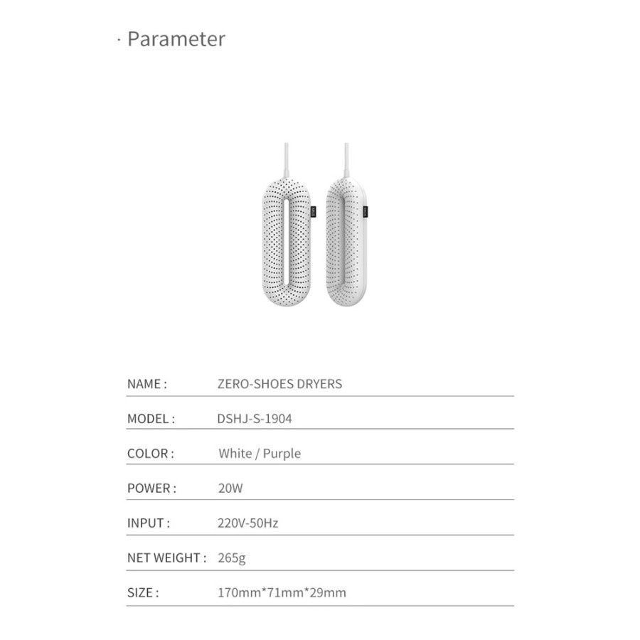 Sothing Shoes Dryer Pengering Sepatu with Controller - DSHJ-S-1904