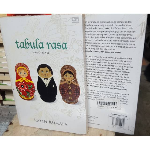 Novel Tabula Rasa - Ratih Kumala