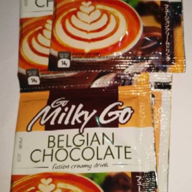 

Minuman Serbuk Belgian Chocolate Go Milky Go