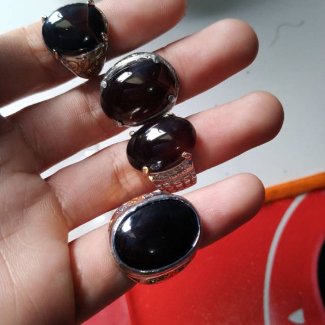 Batu akik Yaman wulung natural