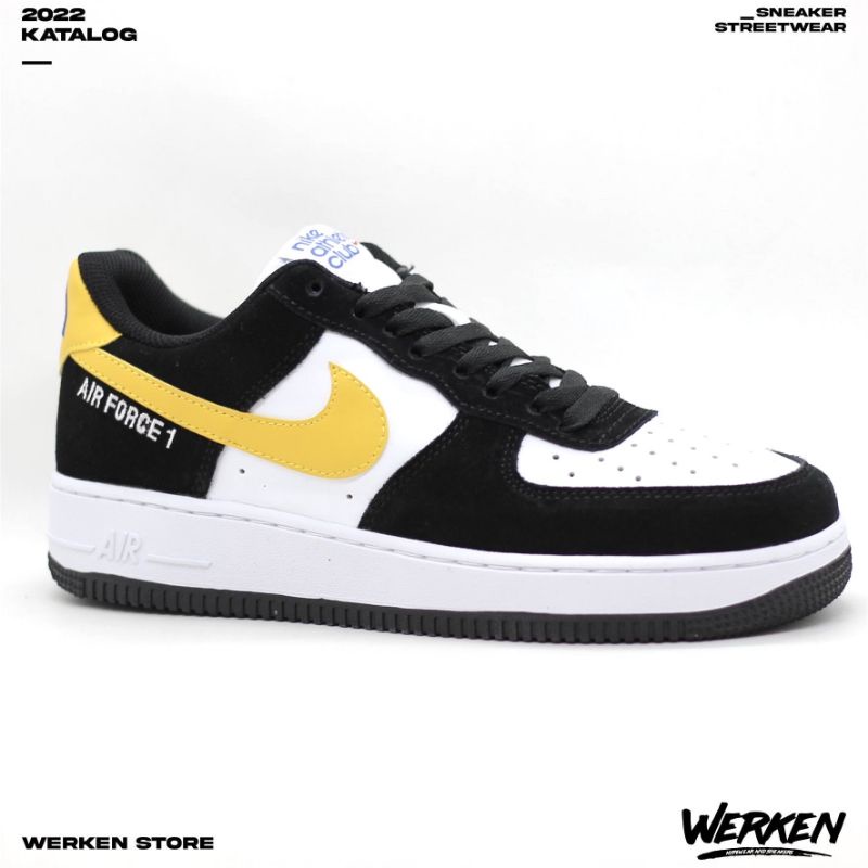 Nike Air Force 1 GS Athletic Black Gold