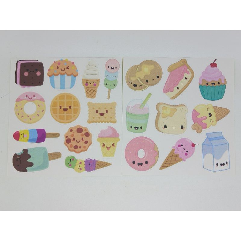 

(GS) Cute Foodies Chromo stickers