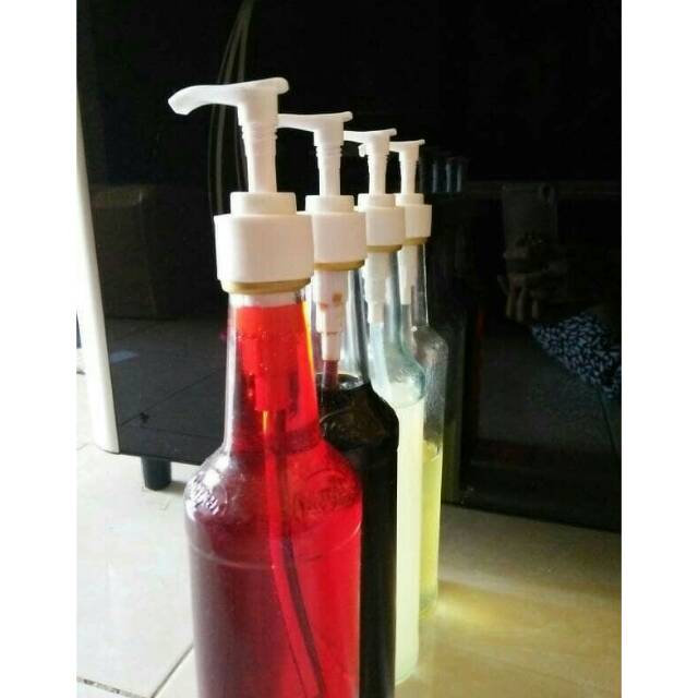 

(TERLARIS) Pompa sirup (PUTIH) pump syrup (WHITE) pompa botol sirup