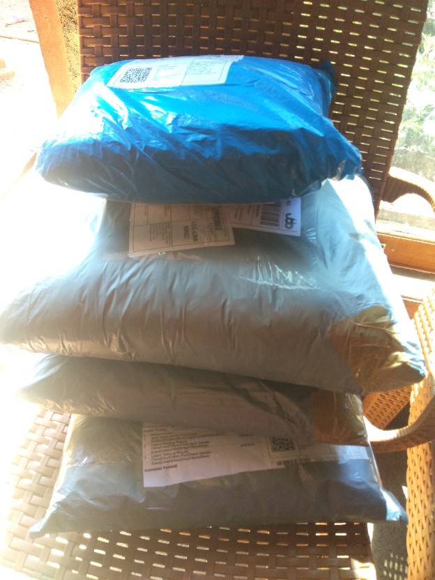 Setelan Kebaya Stretch Paris Merah