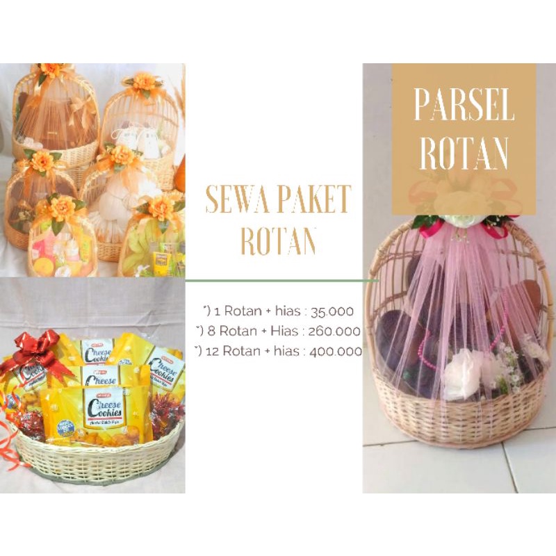 Sewa rotan seserahan