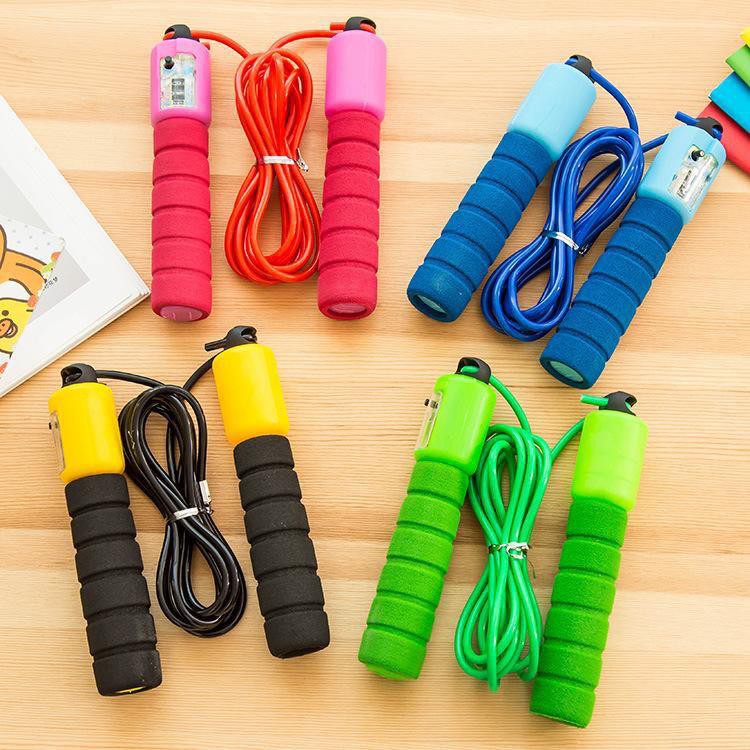 [ CH ] Jump Rope Skipping Soft Handle with Counter / Tali skiping alat hitung