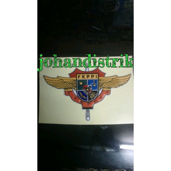 

Langsung Order stiker wing fkppi 15 cm bahan embos timbul Terlaris