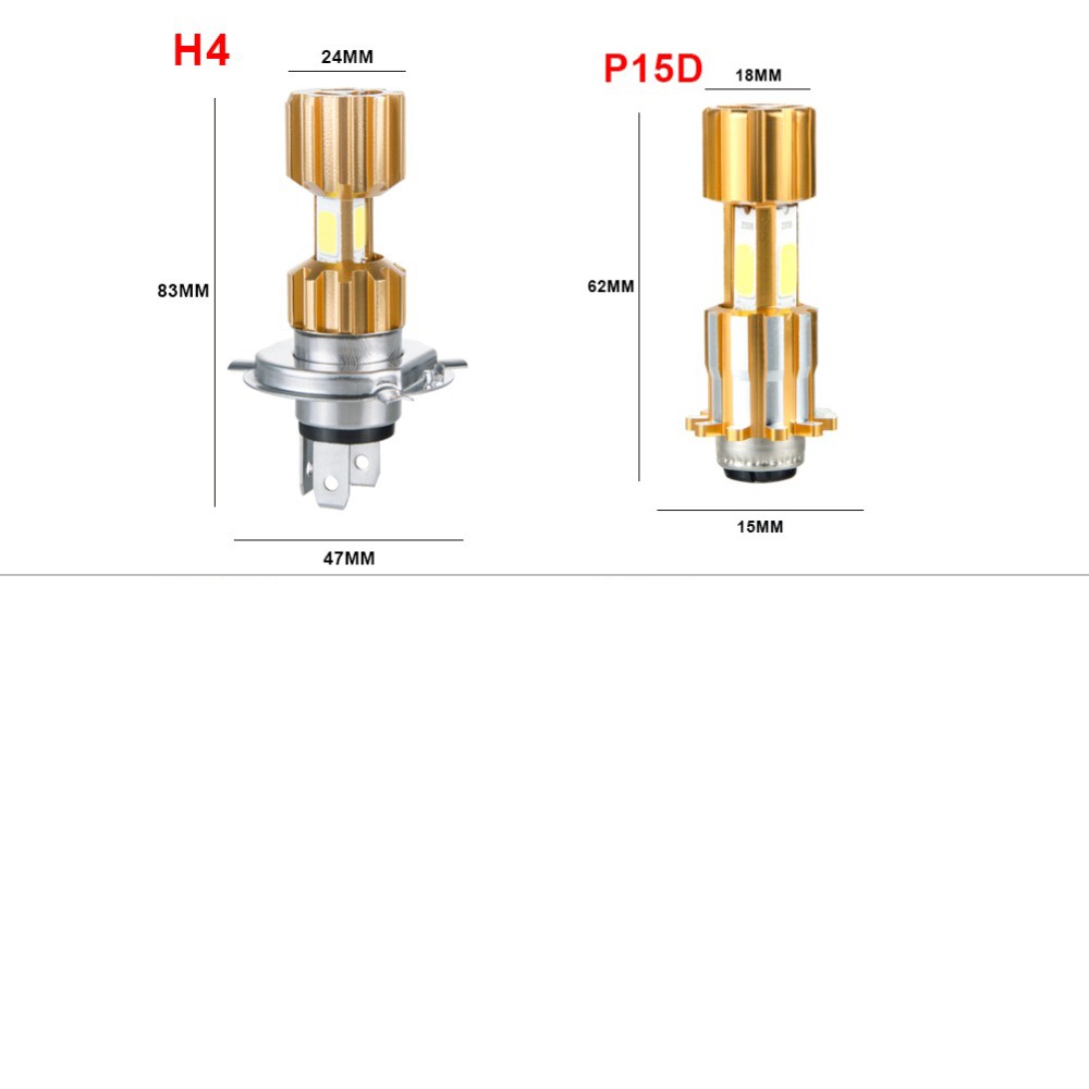 Lampu LED H4 H6 DC COB 150r Tiger CBR vixion R15 byson Scorpio Ninja