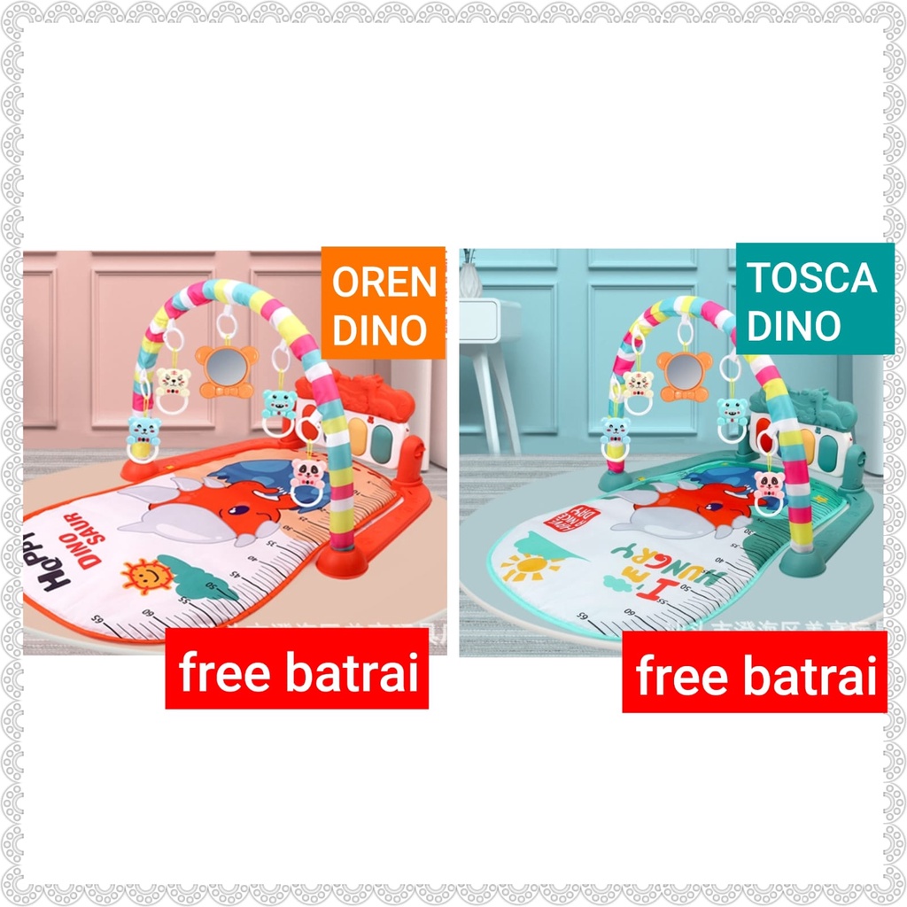 MAINAN BAYI PLAYGYM DENGAN MAINAN DAN PIANO/ BABY PLAYGYM / PLAYMATE