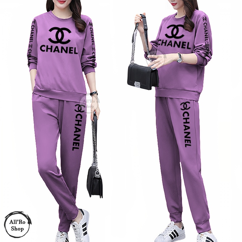 Baju Setelan Olahraga Senam Wanita Stelan Training Wanita Lengan Panjang CHL Ukuran L XL XXL XXXL ARS 00036