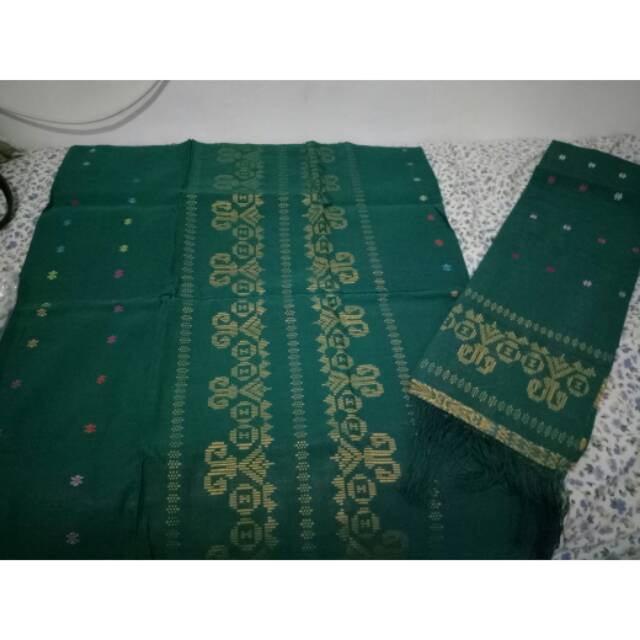 Preloved NEW - Songket Tarutung Motif Bintang Maratur