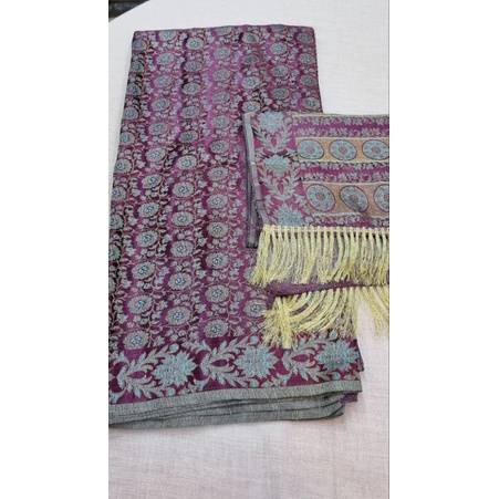 Kain Songket Set Selendang Tenun