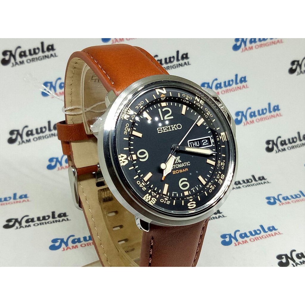 Seiko Prospex SRPD31K1 Compass Brown Leather - Jam Tangan Pria SRPD31