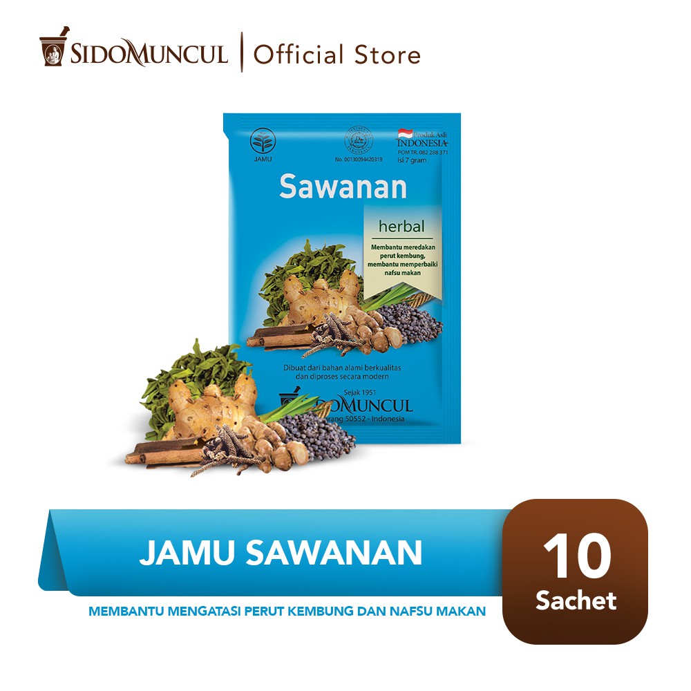 Sido Muncul Jamu Sawanan 10's - untuk Anak dan Dewasa