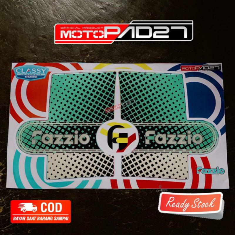 Motopad27 Sticker stiker resin timbul body samping Yamaha Fazzio Premium