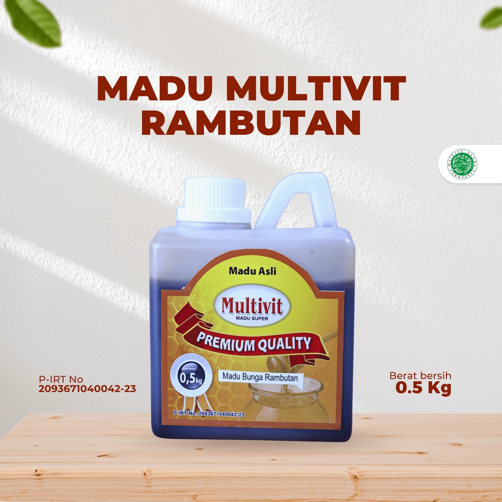 

MADU RAMBUTAN MULTIVIT 500gr Drigen || IMUN BOOSTER, JAGA STAMINA, MADU MURNI 100%