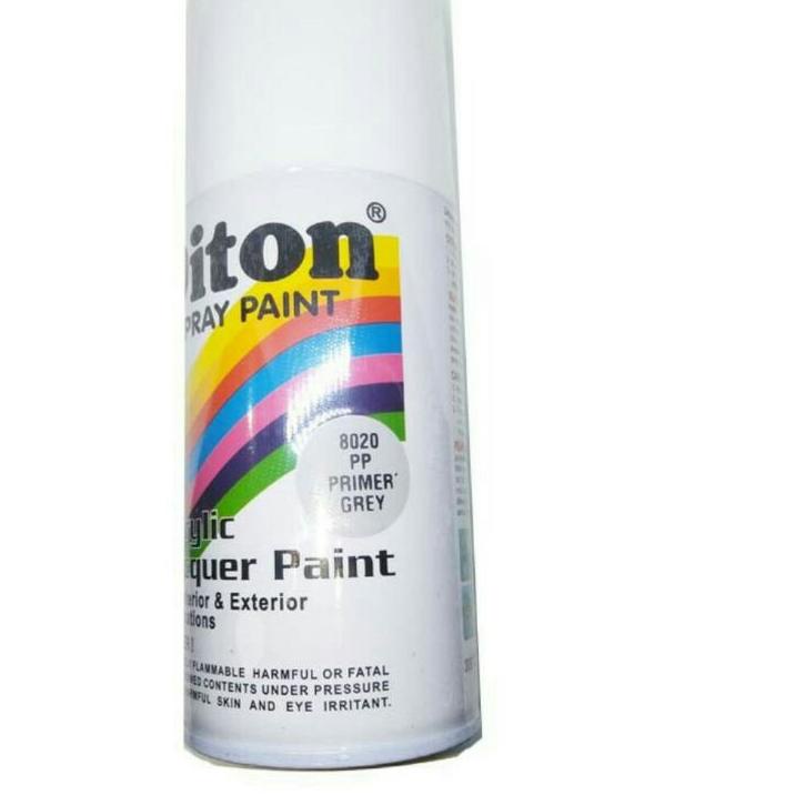 ✵ PP Primer Grey 8020 Diton Cat Semprot Spray Dasar 300cc Spet 300 cc Epoxy E Poxi Epoxi Pylox Prime