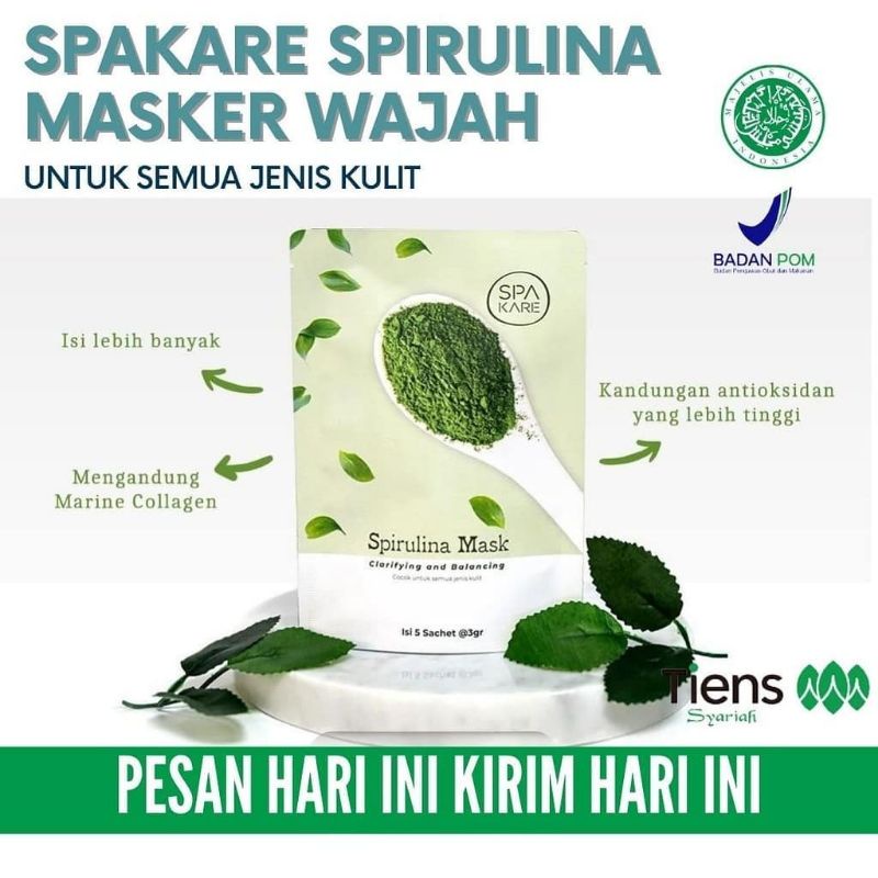 Spirulina Spakare Mask