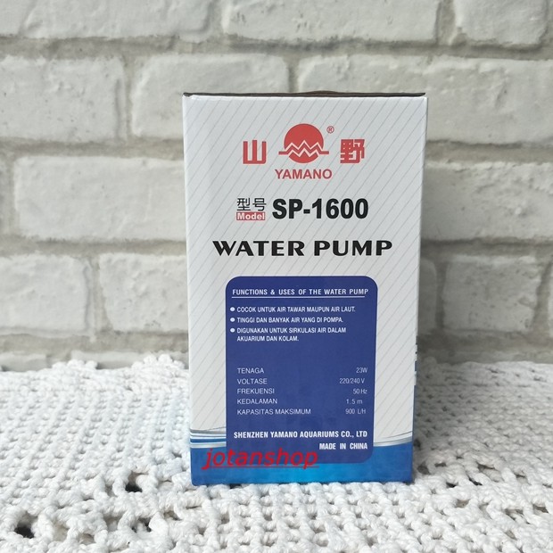 Yamano SP1600 SP-1600 SP 1600 Mesin pompa akuarium aquarium