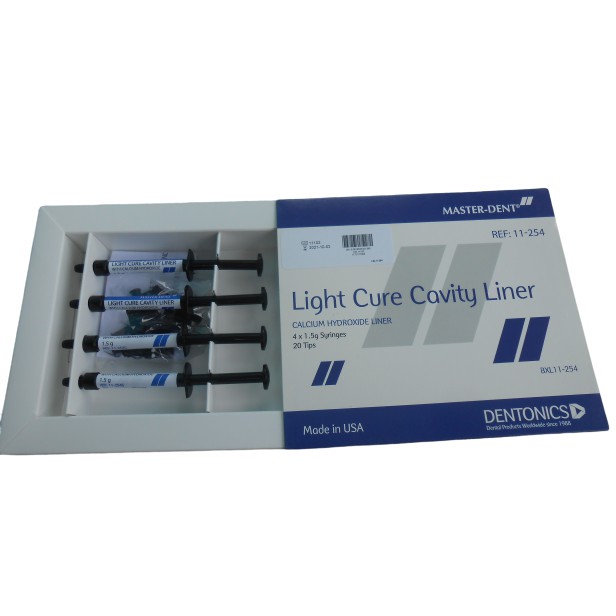 Jual Light Cure Cavity Liner Master Dent Isi 4 pcs