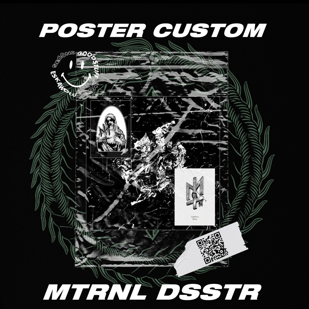[Minimal Order 8pcs] Poster Maternal Disaster, Husted Youth, Kegelapan, 666