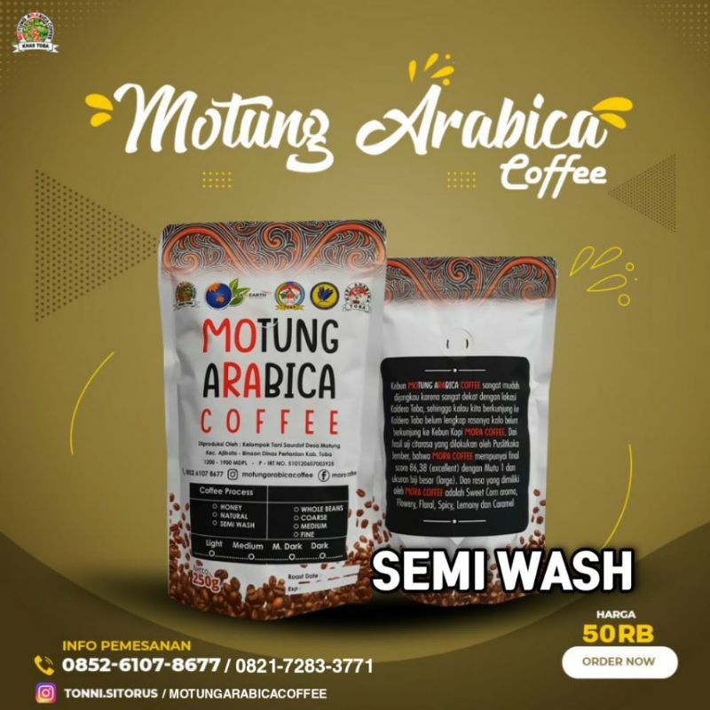 

Mora Coffee Khas Toba 100% Full Arabica