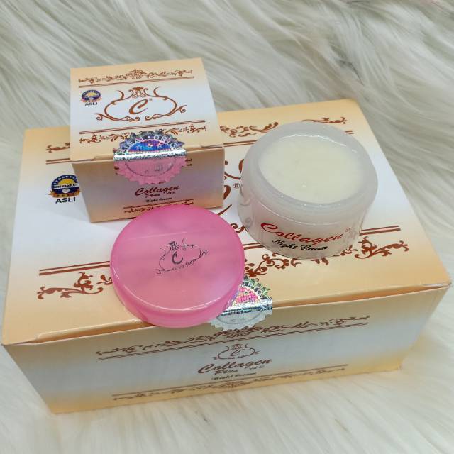 CREAM MALAM COLLAGEN+TEMULAWAK ASLI ORI / LUSINAN