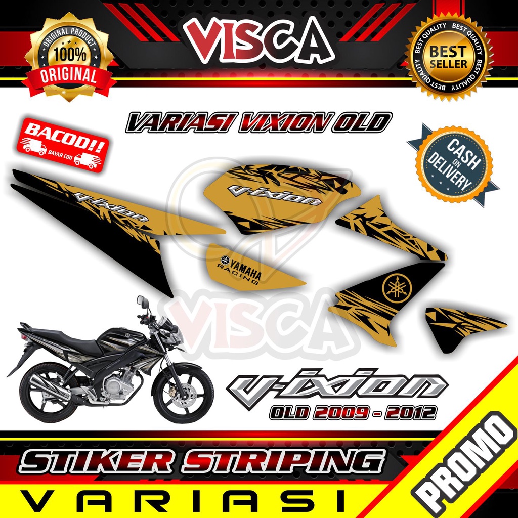 Striping Vixion Old - Stiker Sticker Striping Variasi Yamaha Vixion Old - Striping Hologram Vixion O