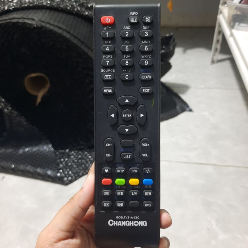 REMOTE REMOT TV CHANGHONG LED LCD GCBLTV21A-C60 ORIGINAL ASLI