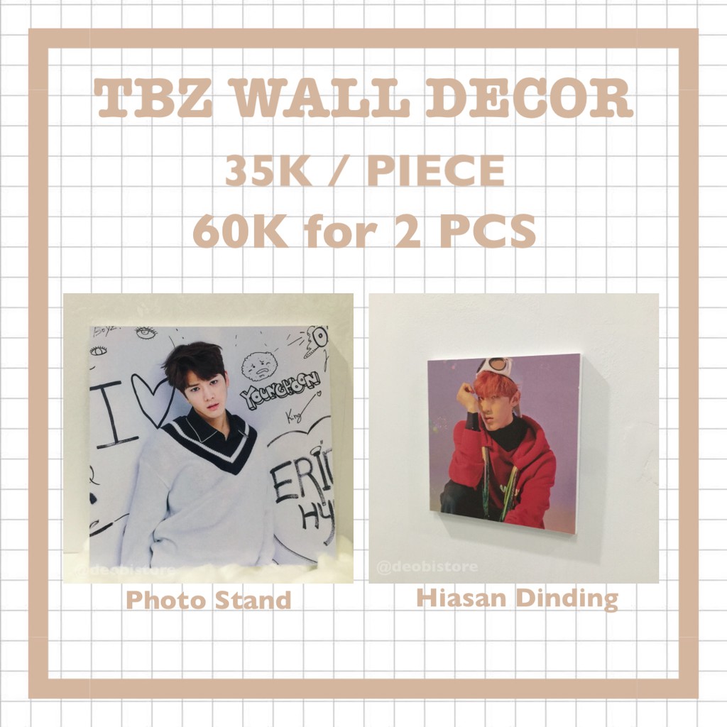 The Boyz Wall Decor ( The Start - Group, The Sphere - Group, Bloom Bloom - Group, Reveal - Boy )