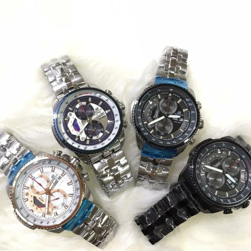 JAM TANGAN PRIA WANITA | RANTAI | KULIT | KARET | MURAH | PRIA CASIO EDIFICE EFR558 ORIGINAL