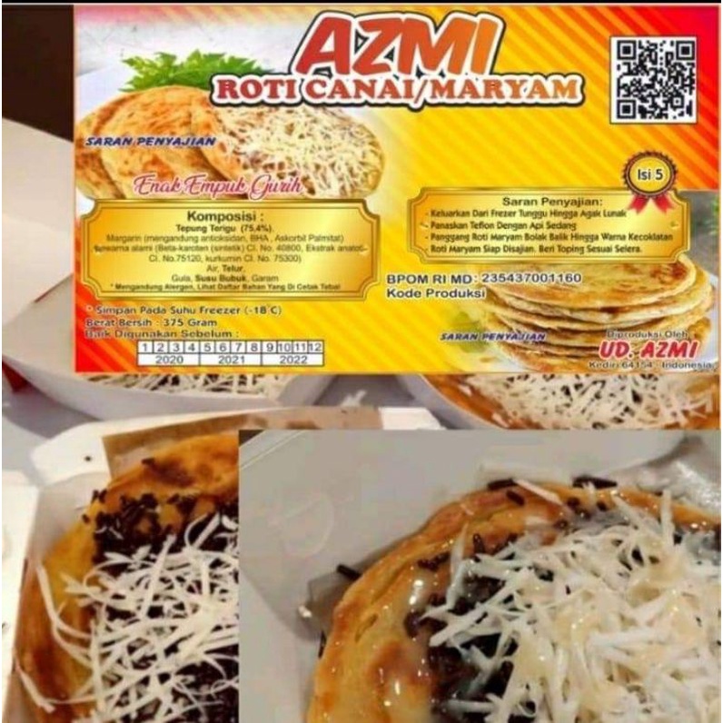 

Roti Canai Maryam AZMI Jumbo