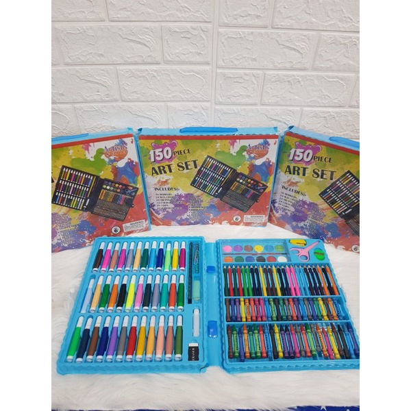 

pensil warna set 150 pcs/crayon art set/peralatan lukis anak