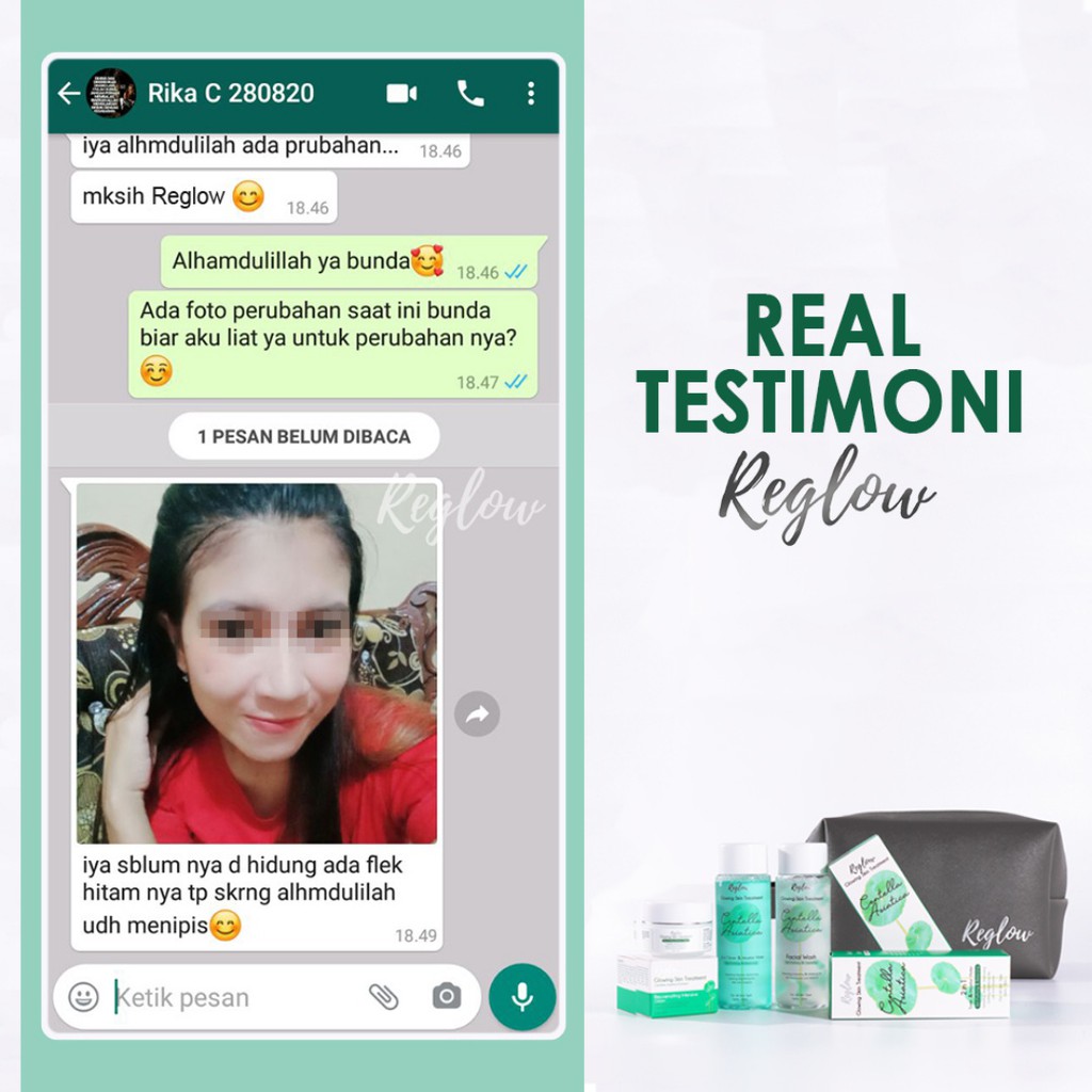 Paket Reglow Glowing Skin Treatment 100 Original Bpom Reglow Official Product Re Glow Shopee Indonesia